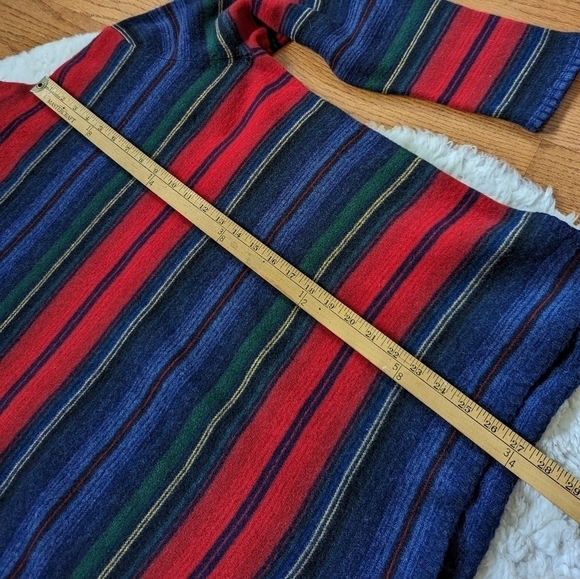 Vintage LAUREN RALPH LAUREN 100% lambswool pullover mock neck knit sweater 2x - Picture 6 of 8